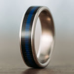     The-tribute-titanium-police-blue-line-black-ribbon-rustic-and-main