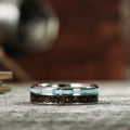::Shown in 6mm Wide | Titanium. Actual Product is 8mm Wide.