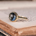 Vintage-Inspired-AA-Natural-London-Blue-Topaz-Cabochon-Ring-Crown-Prong-Bezel-Setting-The-Maya-Rustic-And-Main