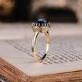 Vintage-Inspired-AA-Natural-London-Blue-Topaz-Cabochon-Ring-Crown-Prong-Bezel-Setting-The-Maya-Rustic-And-Main