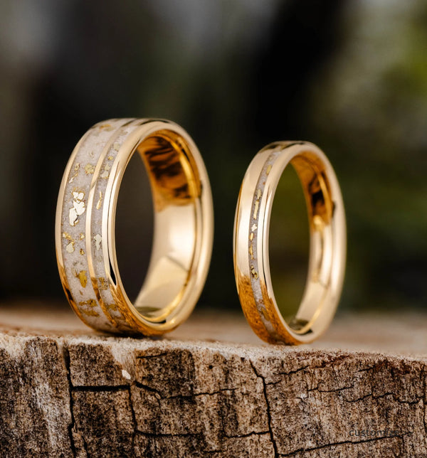 https://rusticandmain.com/products/custom-wedding-band-2-inlay-offset