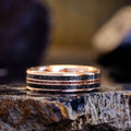 :: Shown in 10k Rose Gold | 6mm Wide