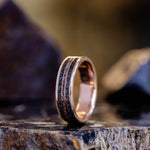 :: Shown in 10k Rose Gold | 6mm Wide