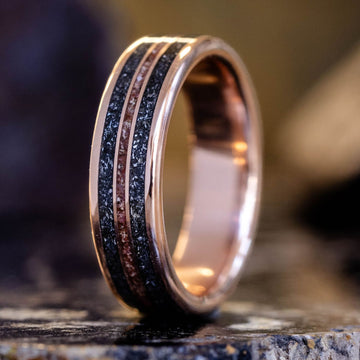 :: Shown in 10k Rose Gold | 6mm Wide