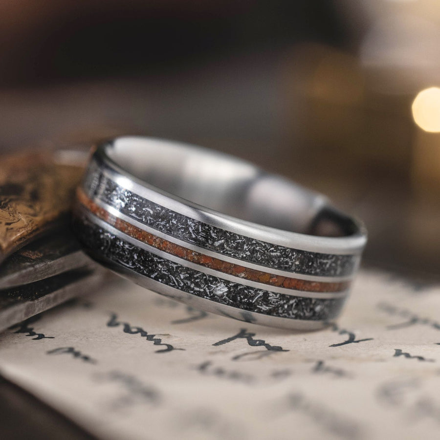 :: Shown in 8mm Wide | Titanium 
