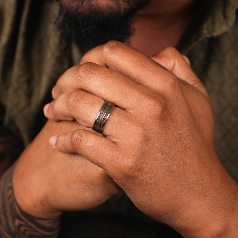 :: Shown in 8mm Wide | Titanium 