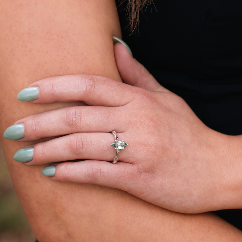 Green Sapphire Marquise 