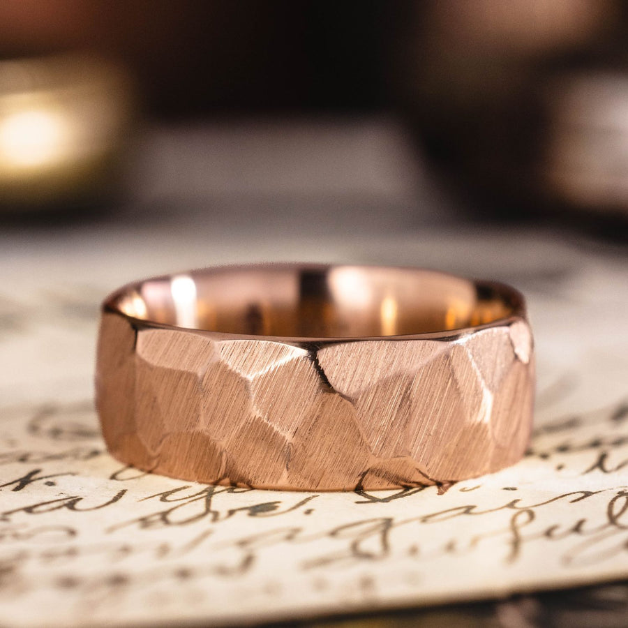 :: Shown in 8mm Wide | Rose Gold 