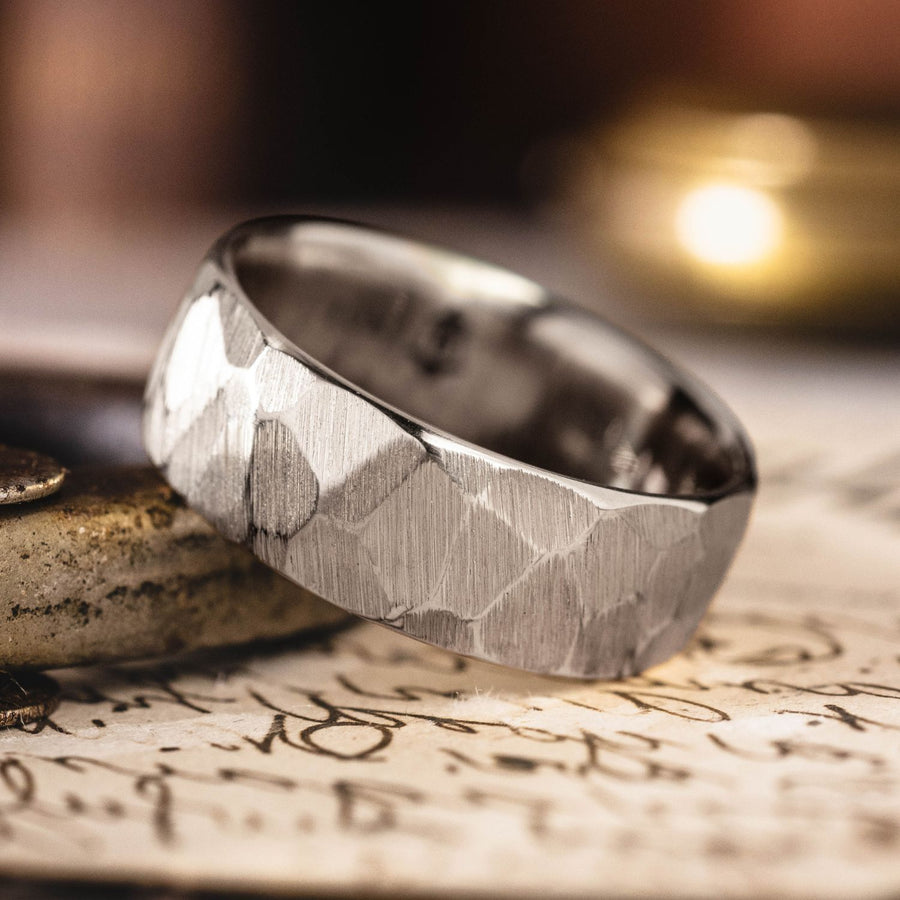 :: Shown in 8mm Wide | White Gold 