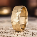 :: Shown in Men’s 8mm Wide | Yellow Gold