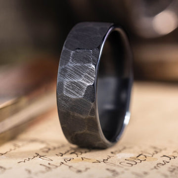 ::Shown in 8mm Wide | Black Titanium