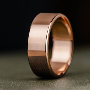 :: Shown in 8mm Wide | Rose Gold
