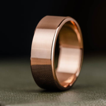 :: Shown in 8mm Wide | Rose Gold