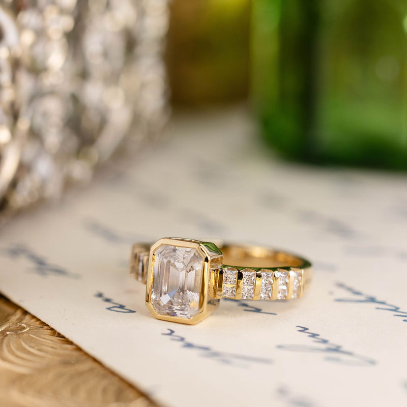 art-deco-inspired-bezel-set-emerald-cut-diamond-engagement-ring-the-vivienne-rustic-and-main
