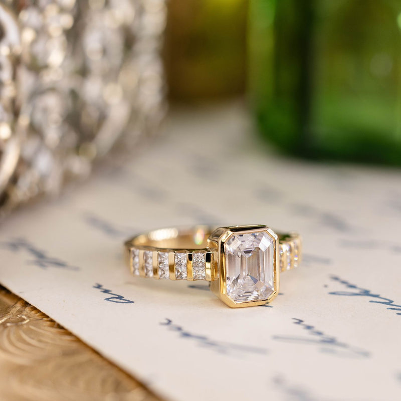 art-deco-inspired-bezel-set-emerald-cut-diamond-engagement-ring-the-vivienne-rustic-and-main