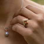 art-deco-princess-cut-padparadscha-pink-orange-sapphire-diamond-orientation-bezel-set-geometric-diamond-accent-the-eileen-rustic-and-main