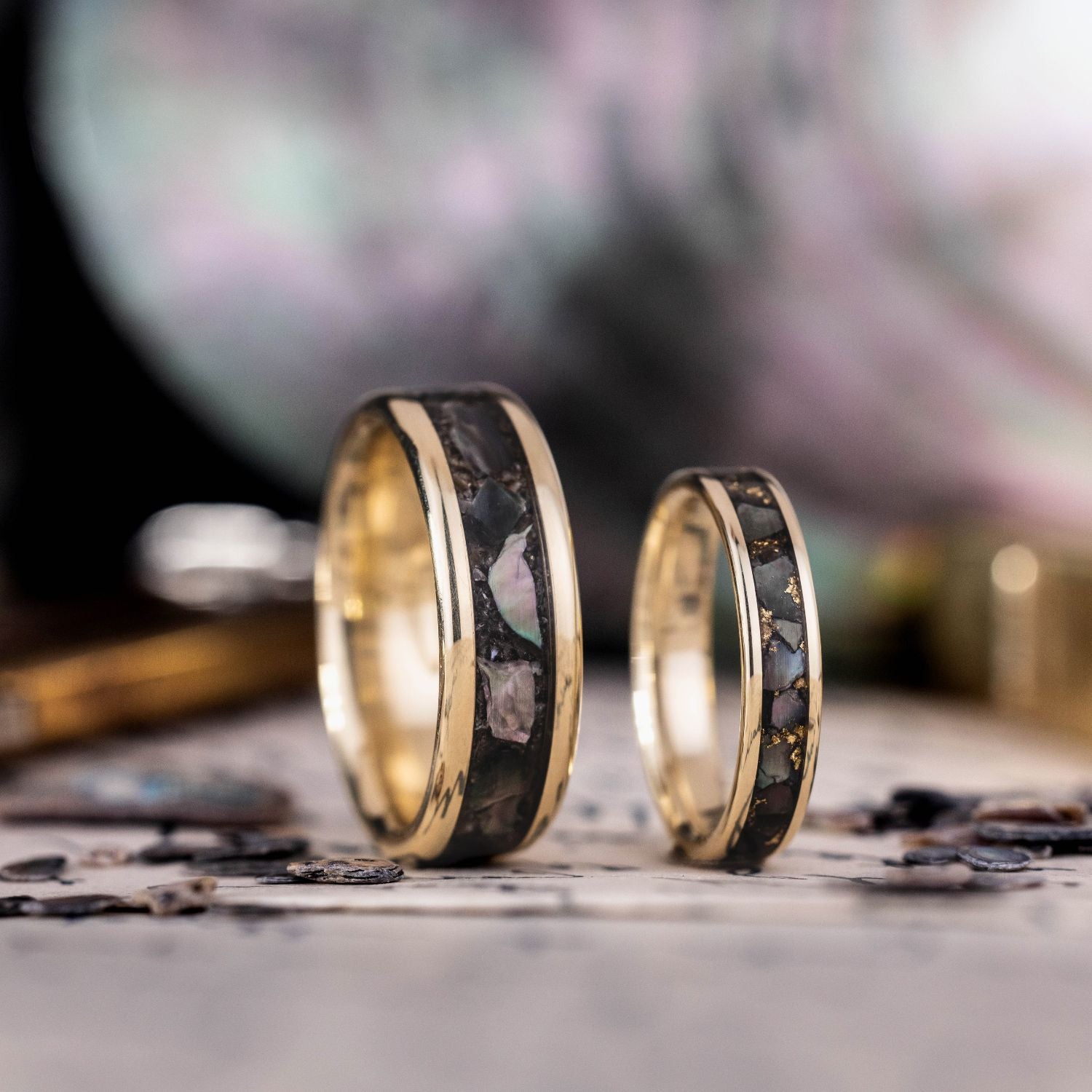 The Dark Tide & Tempest | His and Hers Unique Black Mother of