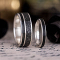 celestial-black-silver-wedding-ring-set-dark-star-obsidian-rustic-and-main