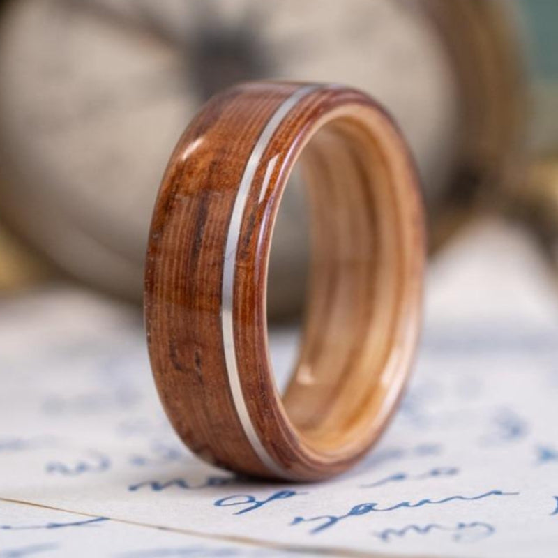 copy-of-in-stock-iroko-teak-w-natural-whiskey-barrel-liner-offset-sterling-silver-size-9-5-8mm-wide