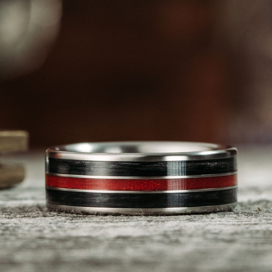copy-of-the-thin-red-line-mens-titanium-wedding-band-with-whiskey-barrel-red-line