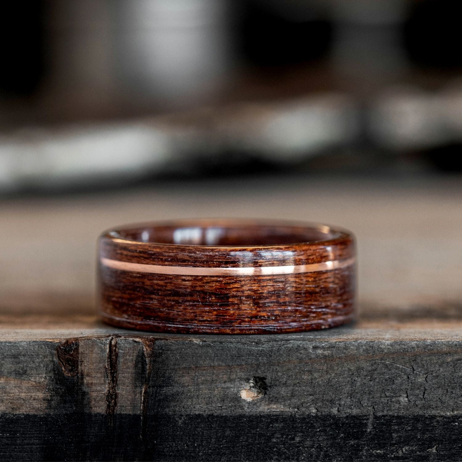 Mahogany on sale wedding band