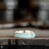 custom-sterling-silver-ring-elk-antler-turquoise-inlays-rustic-and-main