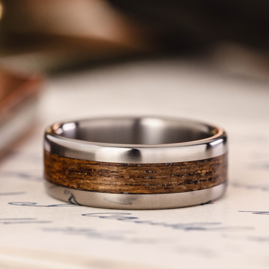 :: Shown in 8mm Wide | Titanium