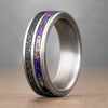 custom-titanium-ring-meteorite-dust-lavender