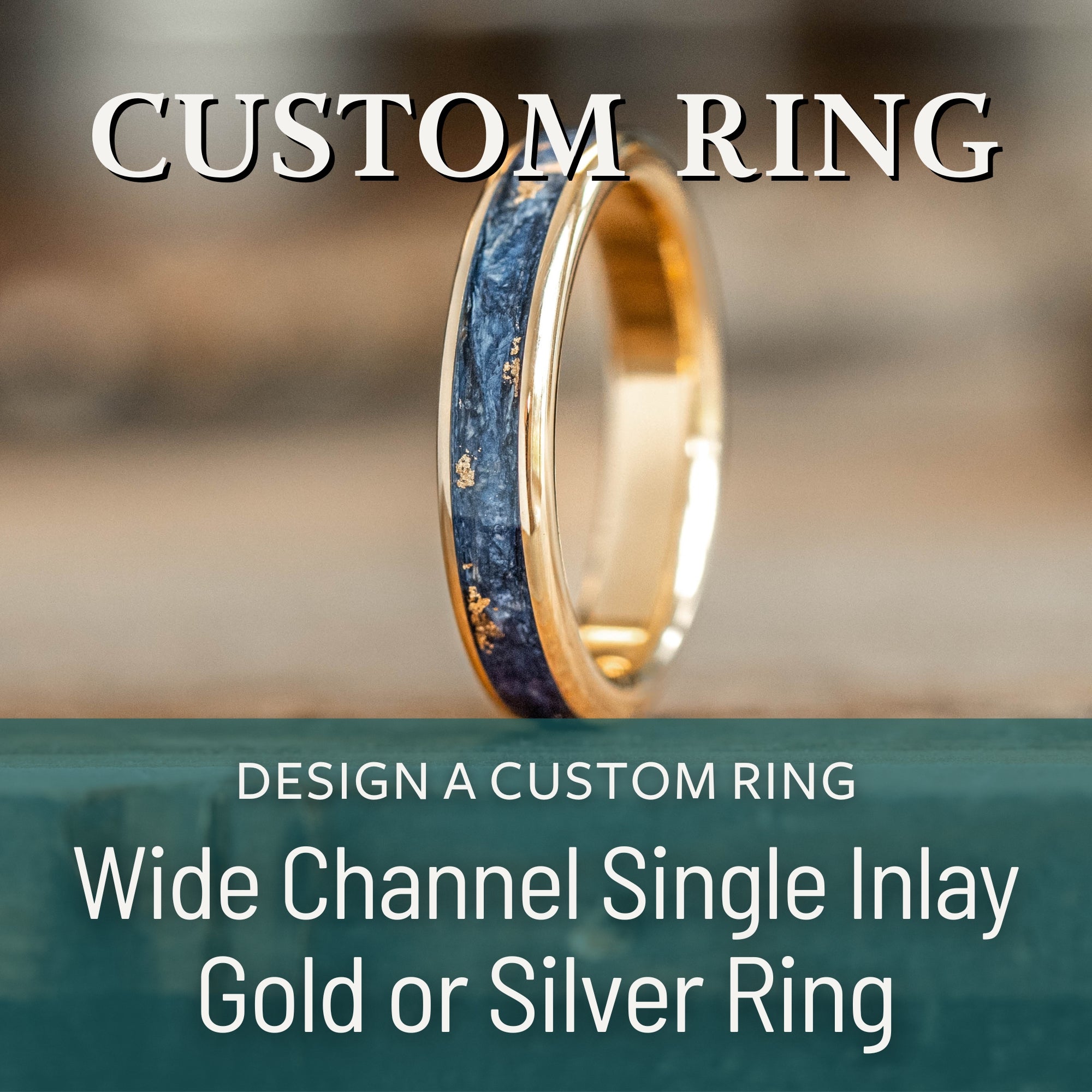 Inlay Set Rings Custom Inlay Wedding Rings: Personalized Elegance for Your Wedding