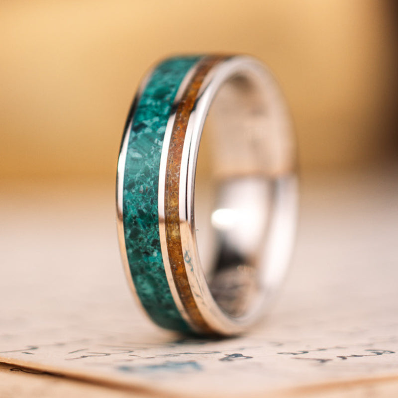 custom-white-gold-malachite-fossilized-amber-ring-size-6-25-6mm-wide
