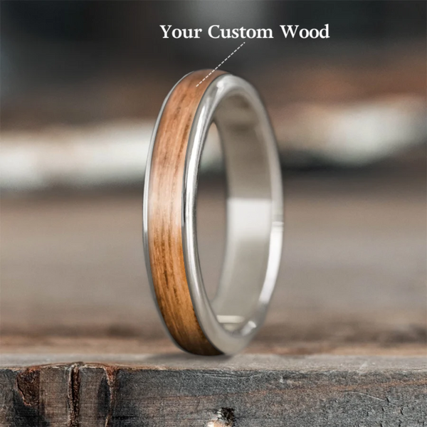 Custom Design - Womens Single Inlay Ring -uodezh
