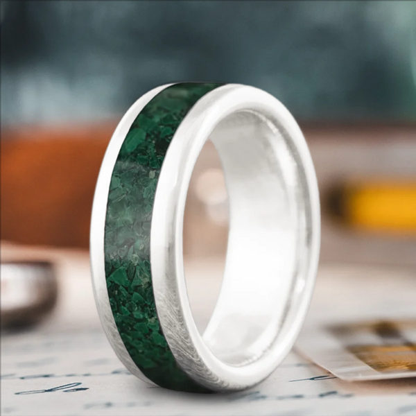 Custom Design - Single Inlay Ring -mzdt36