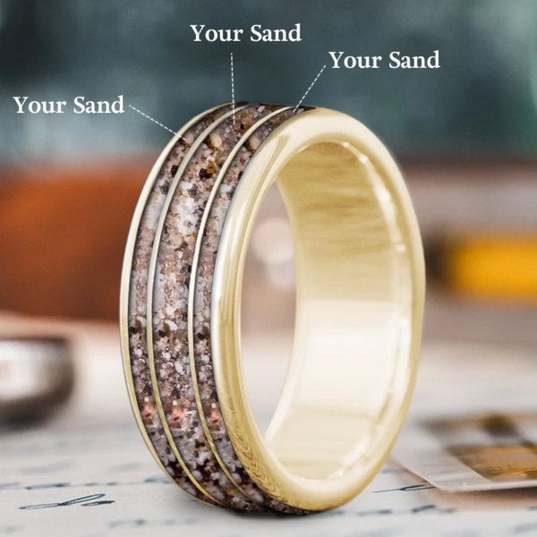 Custom Design - 3-Inlay Wide Center Ring -7ovrlb
