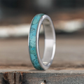 Custom Design - Womens Single Inlay Ring -7987lg