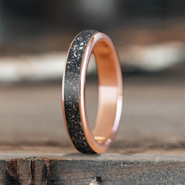 Custom Design - Womens Single Inlay Ring -9ser9c