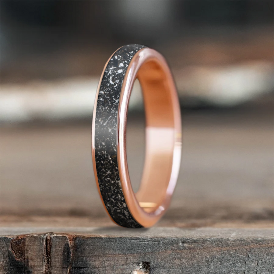 Custom Design - Womens Single Inlay Ring -9ser9c