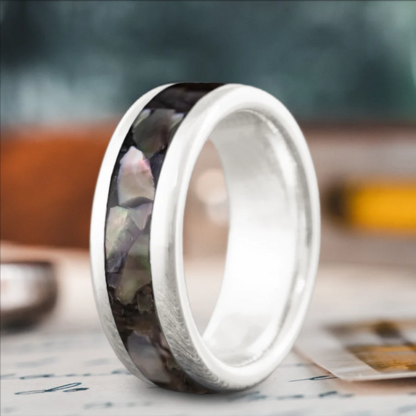 Custom Design - Single Inlay Ring -1x6qj6