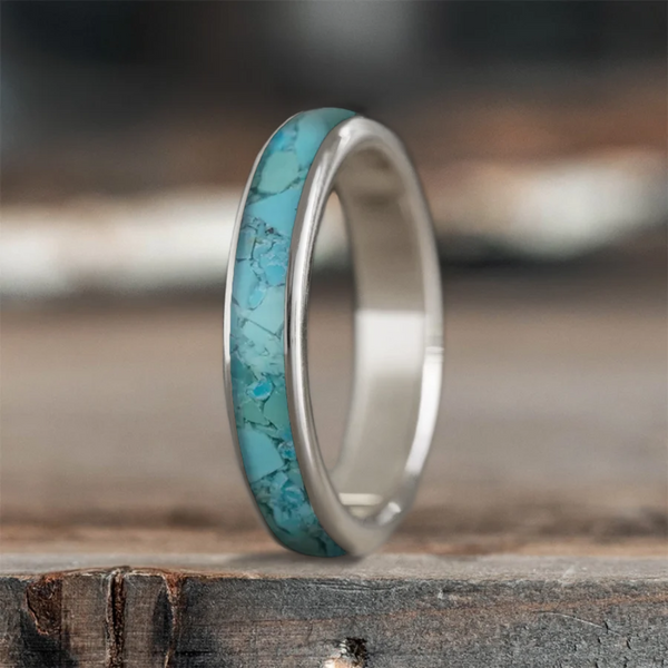 Custom Design - Womens Single Inlay Ring -d6rikd