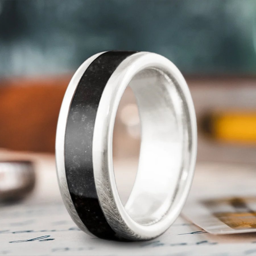 Custom Design - Single Inlay Ring -ge5ax4