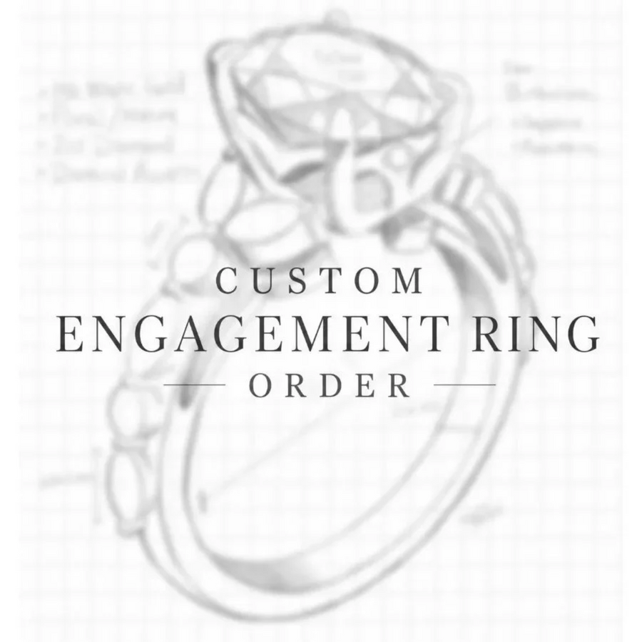 Custom Engagement Ring - u38kj6