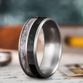 Custom Design - 2-Inlay Even Band Ring -3q0lnt