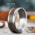 Custom Design - Single Inlay Ring -o76nxg