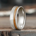 Custom Design - Single Offset Inlay Ring -xn840d