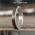Custom Design - Womens Single Inlay Ring -twt1fr