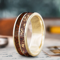Custom Design - 2-Inlay Even Band Ring -l5tlyq