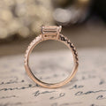 east-west-emerald-cut-peach-morganite-14k-rose-gold-engagement-ring-diamond-pave-setting-rustic-and-main