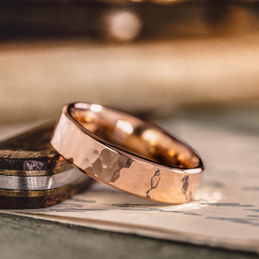 :: Shown in 4mm Wide | Rose Gold
