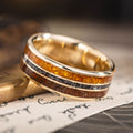 :: Shown in 8mm Wide | Yellow Gold 