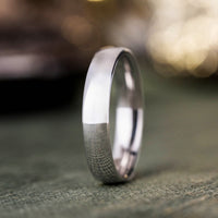The Ella | Women's Classic White Gold Wedding Band