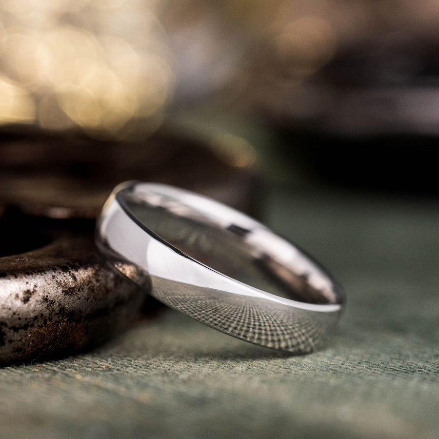 :: Shown in 4mm Wide | White Gold 